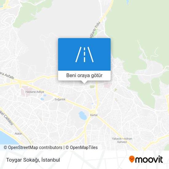 Toygar Sokağı harita