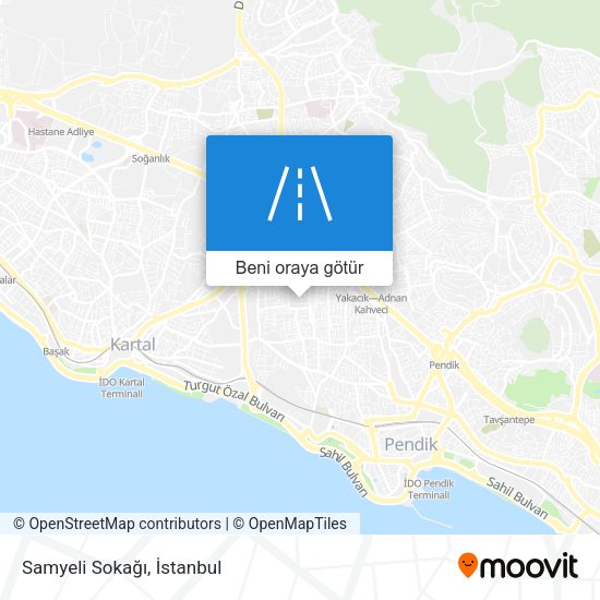 Samyeli Sokağı harita