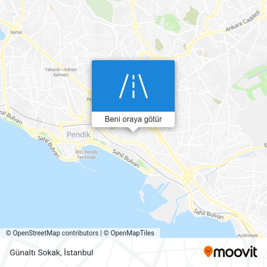 Günaltı Sokak harita