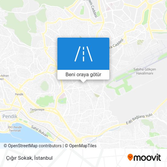 Çığır Sokak harita