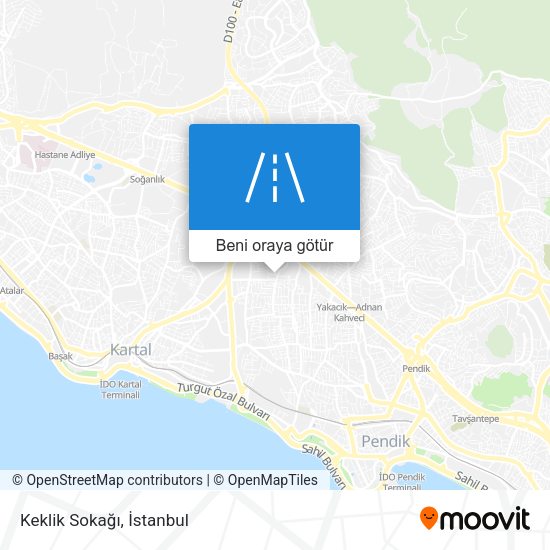 Keklik Sokağı harita