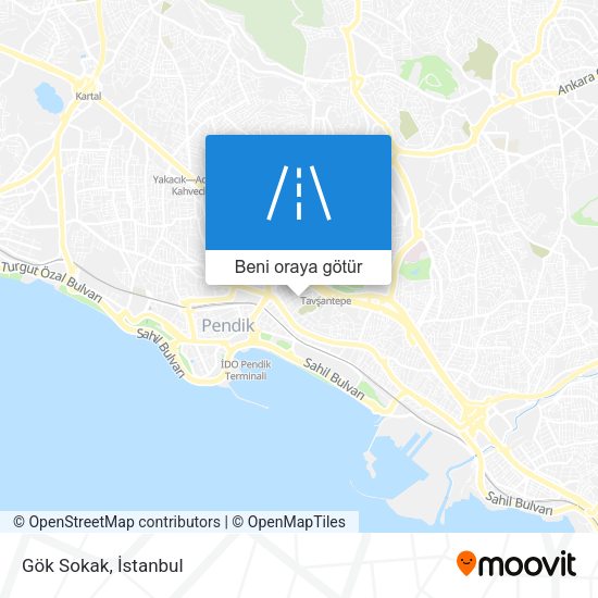 Gök Sokak harita