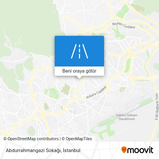 Abdurrahmangazi Sokağı harita