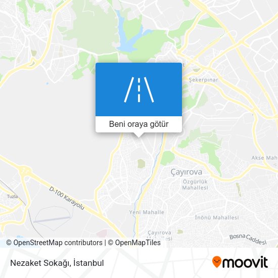 Nezaket Sokağı harita
