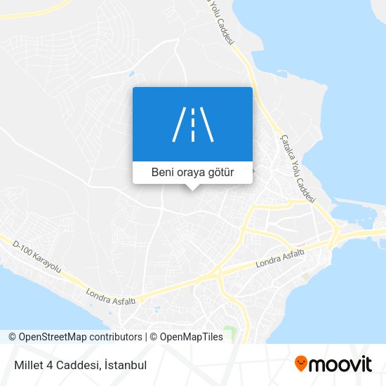 Millet 4 Caddesi harita