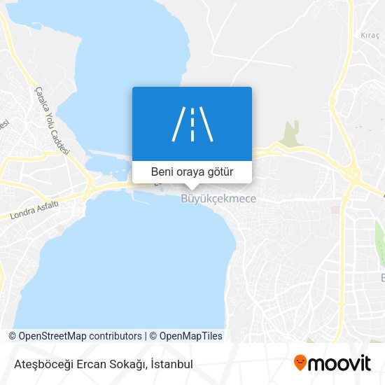 Ateşböceği Ercan Sokağı harita