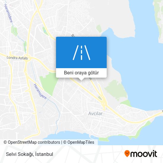 Selvi Sokağı harita