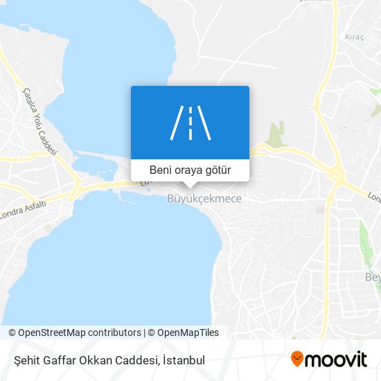 Şehit Gaffar Okkan Caddesi harita