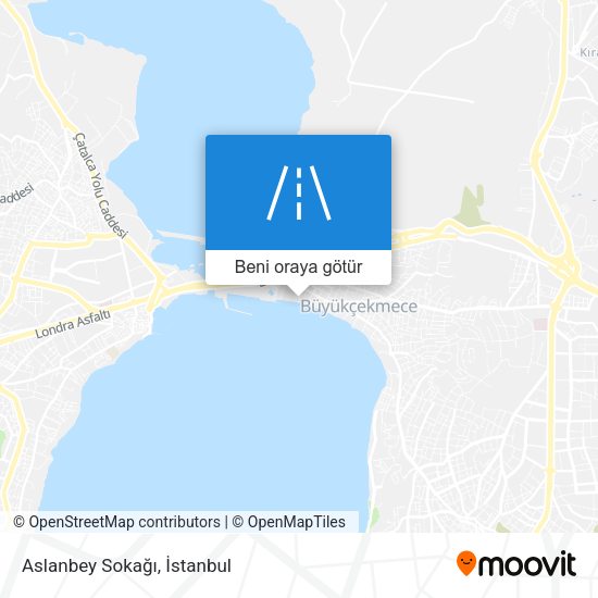 Aslanbey Sokağı harita
