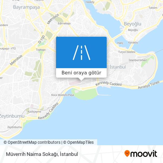 Müverrih Naima Sokağı harita