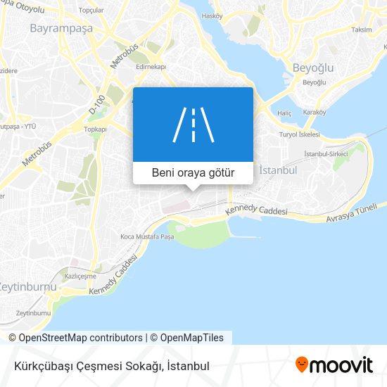 Kürkçübaşı Çeşmesi Sokağı harita