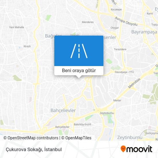 Çukurova Sokağı harita