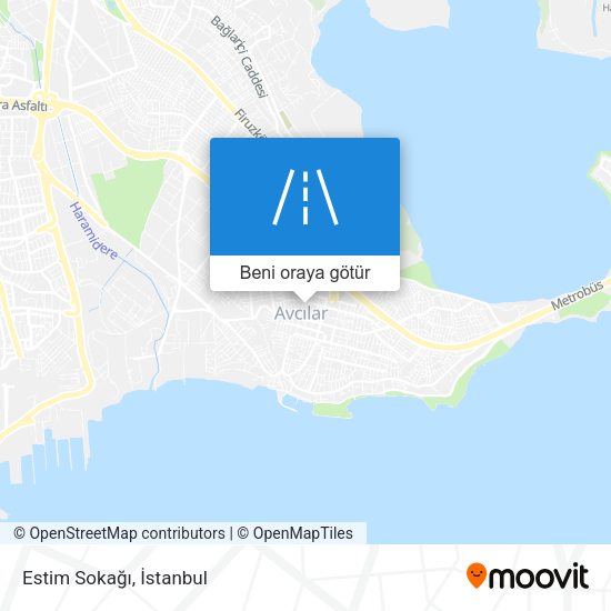 Estim Sokağı harita