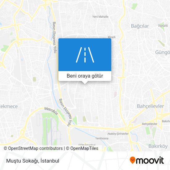 Muştu Sokağı harita