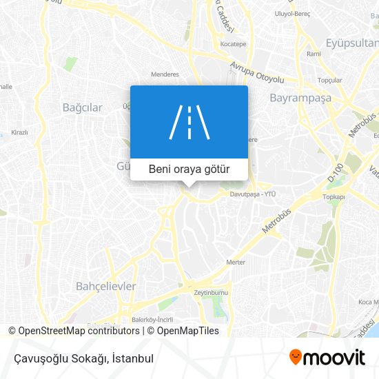 Çavuşoğlu Sokağı harita