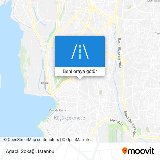 Ağaçlı Sokağı harita