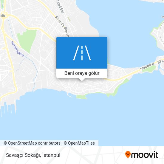 Savaşçı Sokağı harita