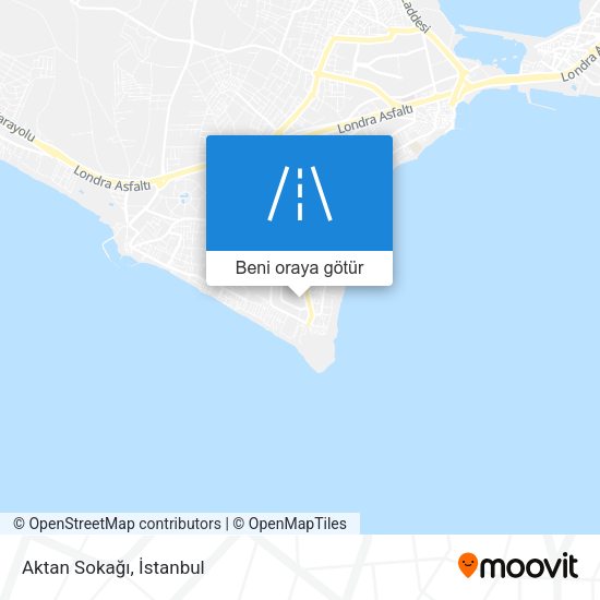 Aktan Sokağı harita