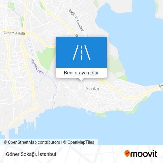 Göner Sokağı harita