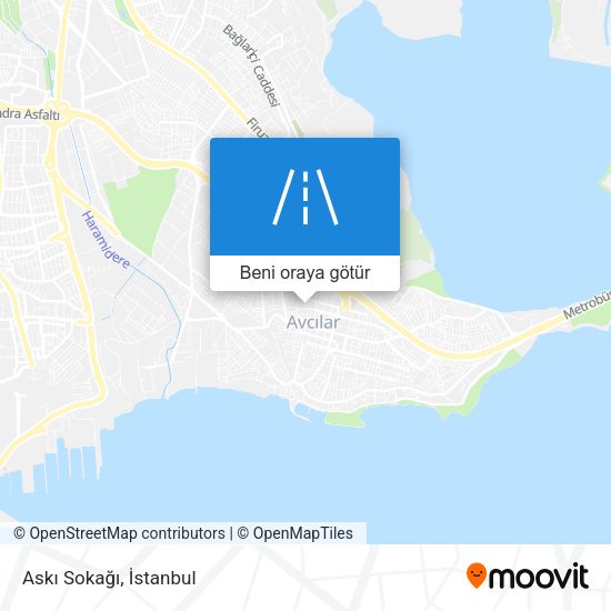 Askı Sokağı harita