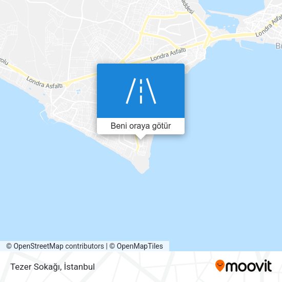 Tezer Sokağı harita