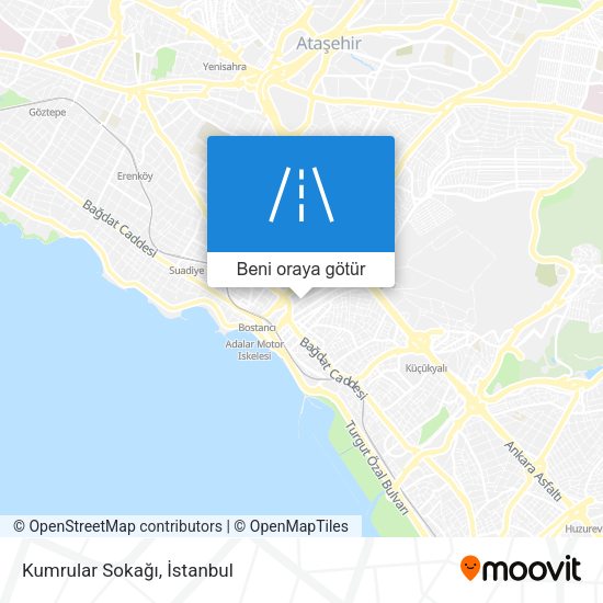 Kumrular Sokağı harita
