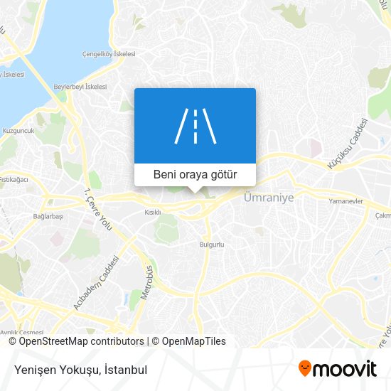Yenişen Yokuşu harita