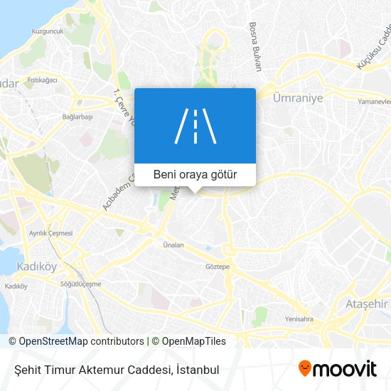 Şehit Timur Aktemur Caddesi harita