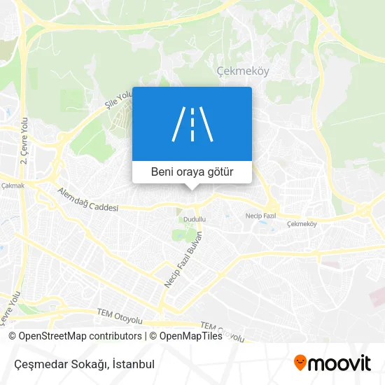Çeşmedar Sokağı harita