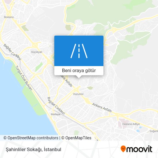 Şahinliler Sokağı harita