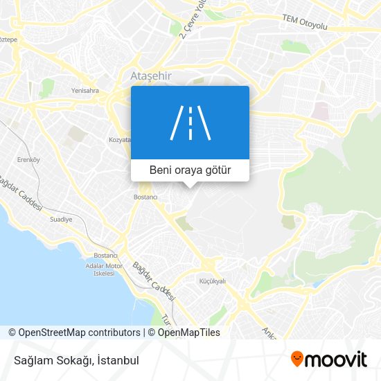 Sağlam Sokağı harita