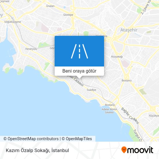 Kazım Özalp Sokağı harita