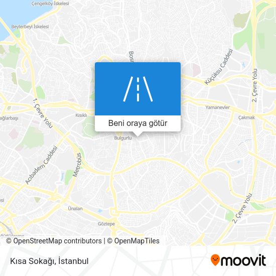 Kısa Sokağı harita