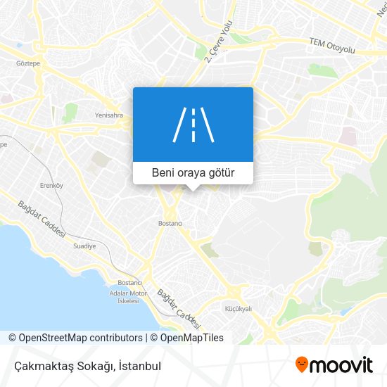 Çakmaktaş Sokağı harita