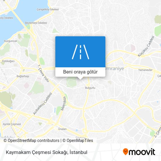 Kaymakam Çeşmesi Sokağı harita