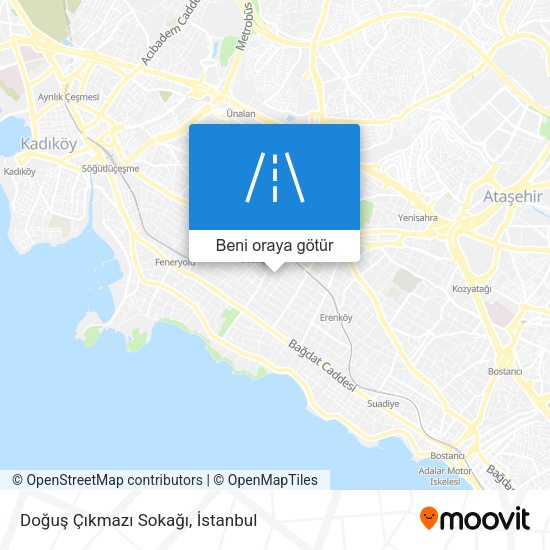Doğuş Çıkmazı Sokağı harita