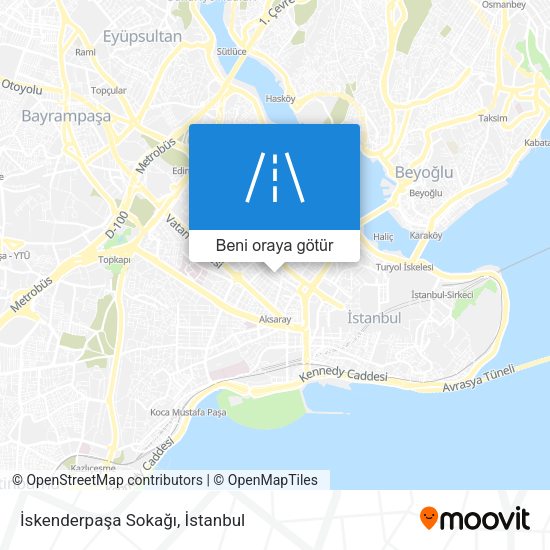 İskenderpaşa Sokağı harita