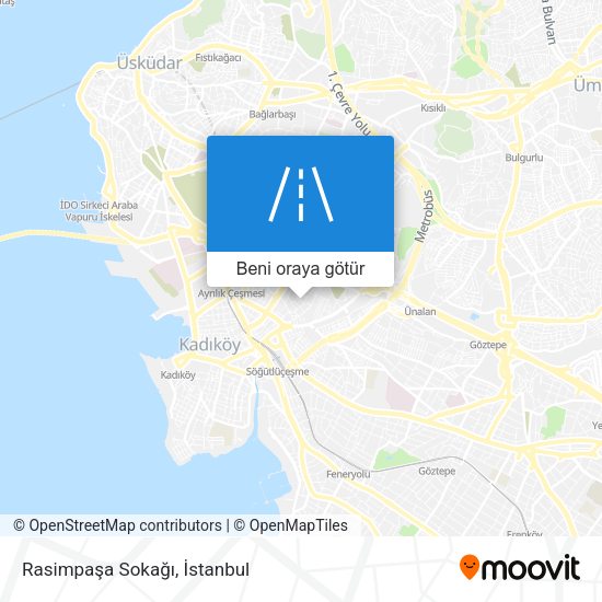 Rasimpaşa Sokağı harita