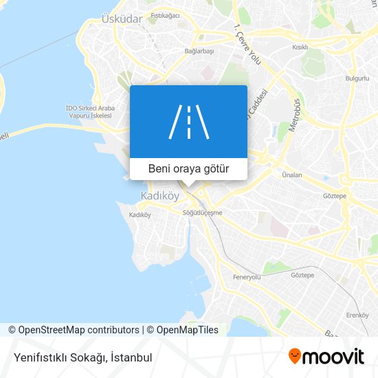 Yenifıstıklı Sokağı harita