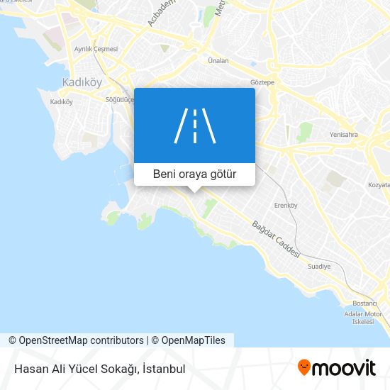 Hasan Ali Yücel Sokağı harita