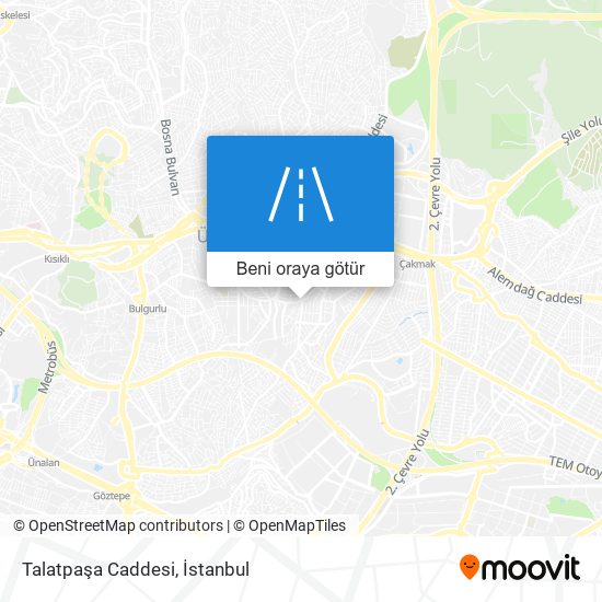 Talatpaşa Caddesi harita