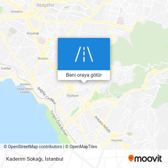 Kaderim Sokağı harita