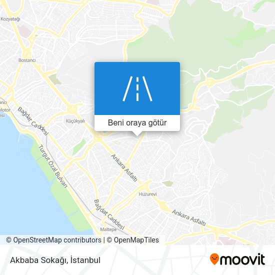 Akbaba Sokağı harita