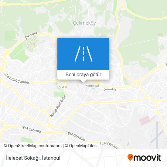 İlelebet Sokağı harita