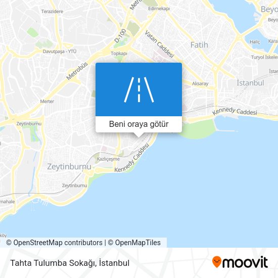 Tahta Tulumba Sokağı harita