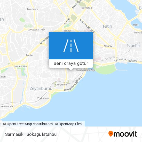 Sarmaşıklı Sokağı harita