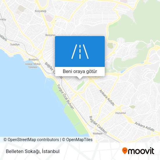 Belleten Sokağı harita