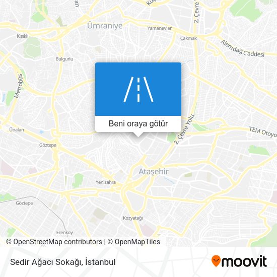 Sedir Ağacı Sokağı harita