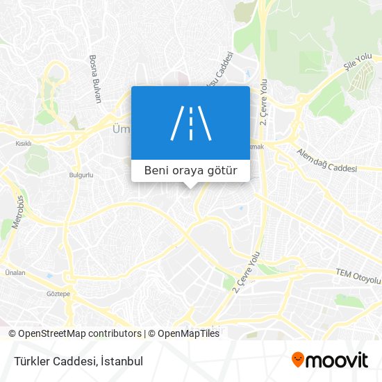 Türkler Caddesi harita