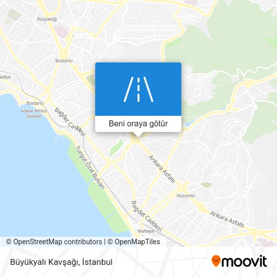Büyükyalı Kavşağı harita